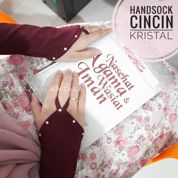 Amtaza Grosir Handsock-Manset Cincin Kristal Handsock Cantik 8 Amtaza Grosir Handsock-Manset Cincin Kristal Handsock Cantik