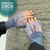 Amtaza Grosir Handsock-Manset Cincin Renda Syanum Handsock Brukat Bordir Handsock Walimah Mewah Pesta Handsock Cantik