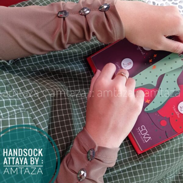Amtaza Grosir Handsock Setur Atayya Handsock Serut Motif handsock Cantik Mewah