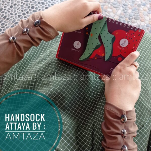 Amtaza Grosir Handsock Setur Atayya Handsock Serut Motif handsock Cantik Mewah