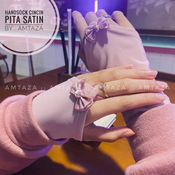 Grosir Handsock Jempol Pita Satin Amtaza