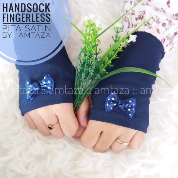 Grosir Handsock Jempol Pita Satin Amtaza
