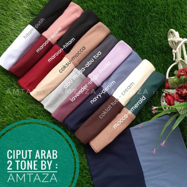 GROSIR CIPUT ARAB TWO TONE AMTAZA