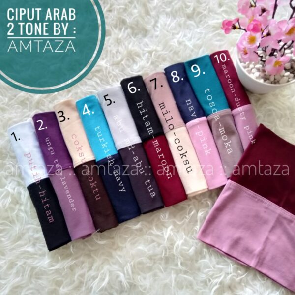 GROSIR CIPUT ARAB TWO TONE AMTAZA