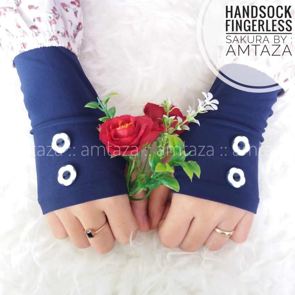 Gambar Manset Tangan Handsock Jempol Kancing Sakura