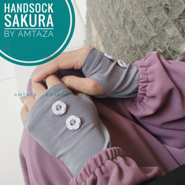 Handsock Jempol Kancing Sakura Amtaza