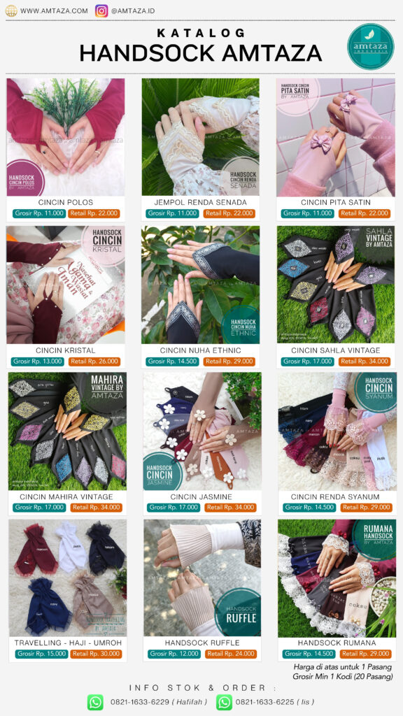 Gambar Model Manset Tangan /  Handsock Wantita Amtaza