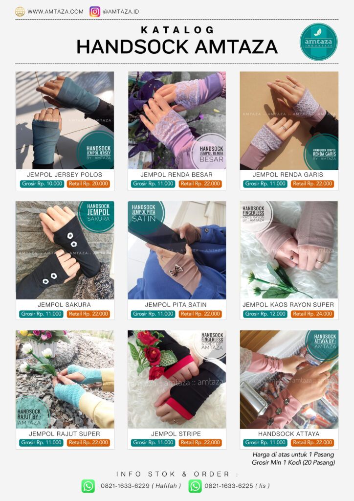Gambar Model Manset Tangan /  Handsock Wantita Amtaza